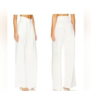Revolve The Femm Fiona Pants White XS NWT